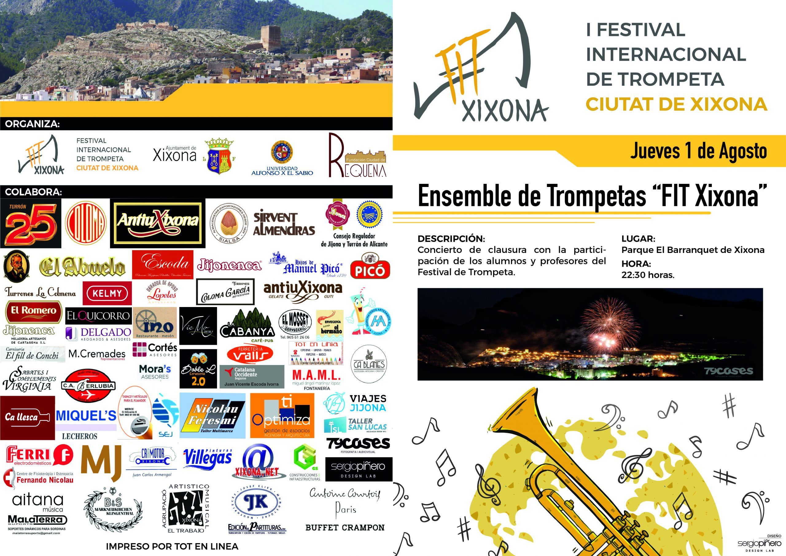 Programa de mano Festival Internacional de Trompeta